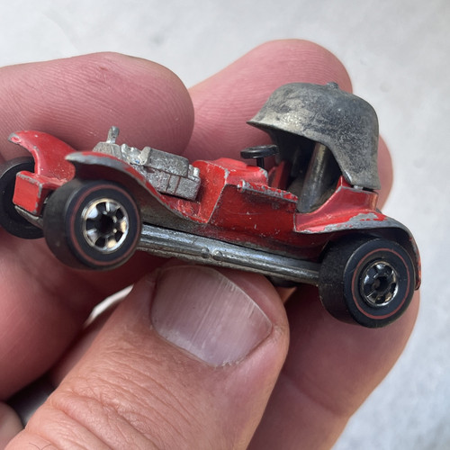 VINTAGE HOT WHEELS 1969 REDLINE RED BARON CAR MATTEL - Picture 4 of 10