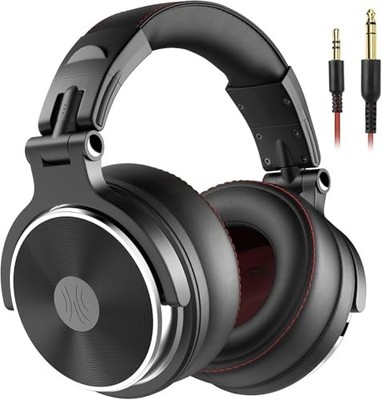 OneOdio Pro50 Wired Monitor Headphones High-Resolution Audio Closed-Back for DJ