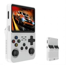 R36S 128GB CONSOLE PORTATILE  RETRO GAME BIANCO + 30000 giochi PS PSP N64