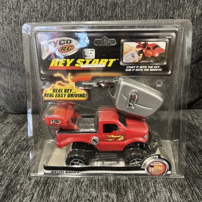  Vintage 1999 Tyco Mattel Wheels Key Start Radio Control 27mhz Red Truck ~ NEW