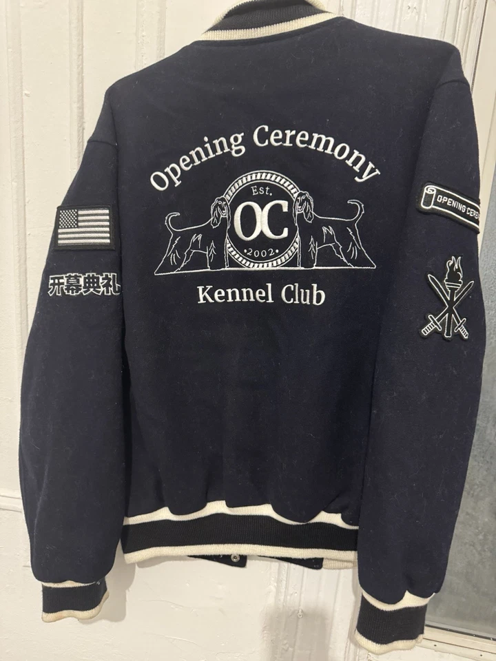 Chaqueta Universitaria Hombre CEREMONIA DE APERTURA LANA Letterman Kennel Club Mediana Foto 3 de 4