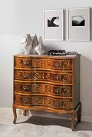 Klassische Kommode 4 Schubladen HolzmöBel Wohnzimmer Schlafzimmer Neu