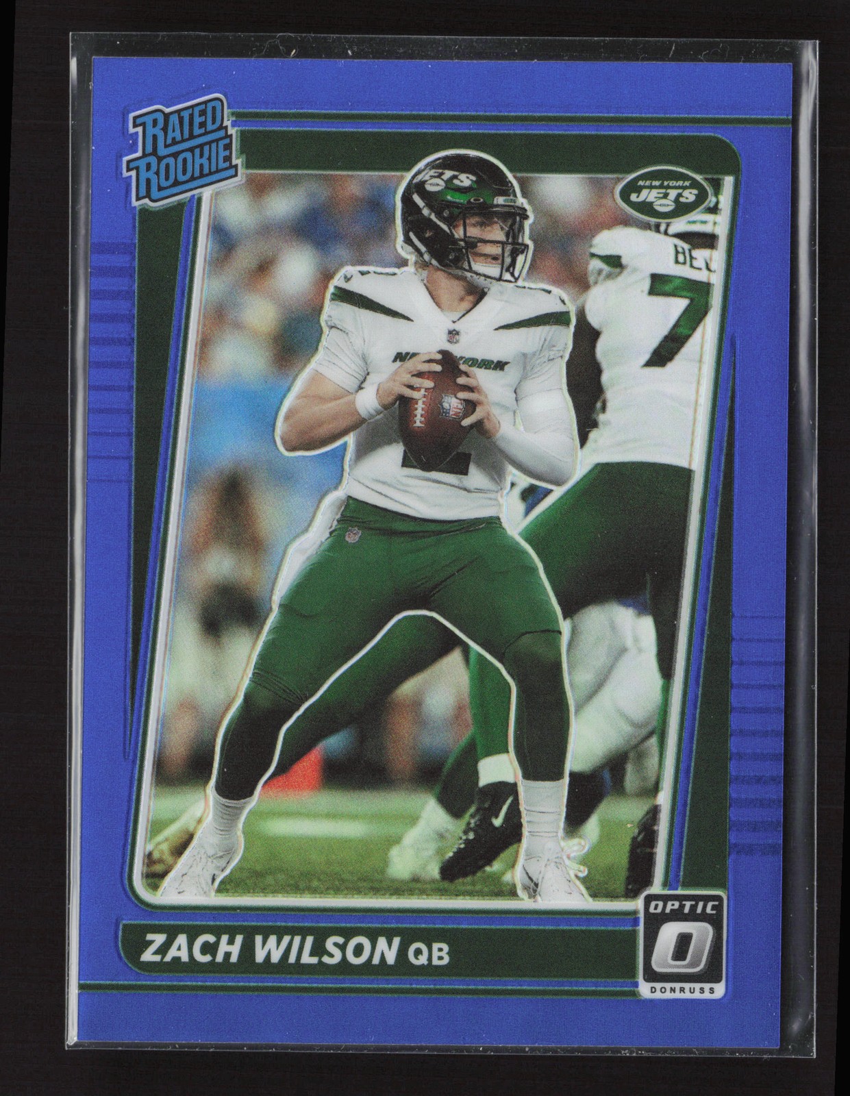 Zach Wilson 2021 Donruss Optic #202 Blue /179 RC TY1