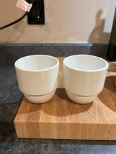Hasami Porcelain Stackable Mug Set White/ceda...