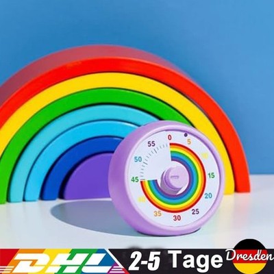 Regenbogen Visueller Timer 60 Minuten Countdown Timer Für Zuhause Küche