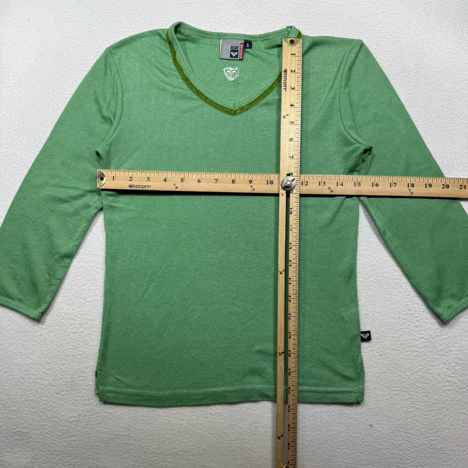 Camiseta de surf vintage rara Roxy/Quicksilver para mujer a rayas surf skate - pequeña Foto 4 de 4