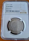 1894 S BARBER HALF DOLLAR 50C Semi-Key Date NGC VF DETAILS CLEANED