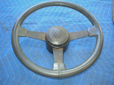 1982-89 Firebird Formula Trans Am Gta Greyblack Steering Wheel Horn Center Gm