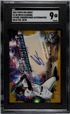 2025 Topps Pro Debut Bryce Eldridge Future Cornerstones Gold Auto /50