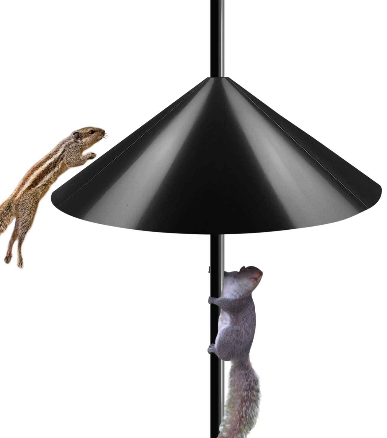 Pole Protector, Deterrent, Outdoor, Black