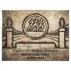 France plaquette 1964 Athlétisme Ginouviers Tournoi Inter Usines bronze argenté