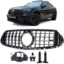 Für Mercedes GLC X254 / Coupe C254 2022- Sport Kühlergrill Schwarz Glanz Chrom