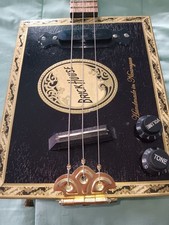 Handmade To Order Cigar Box Guitar - ONLY GREEN  BOXES NOW AVAILABLE!-ALL WOOD!