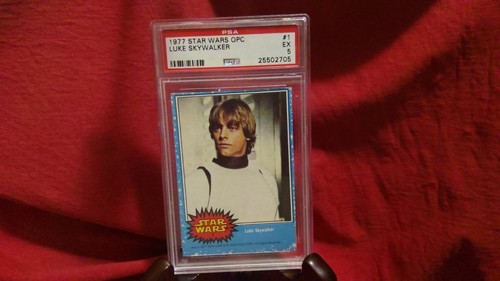 1977 OPC Star Wars #1 Luke Skywalker — PSA 5