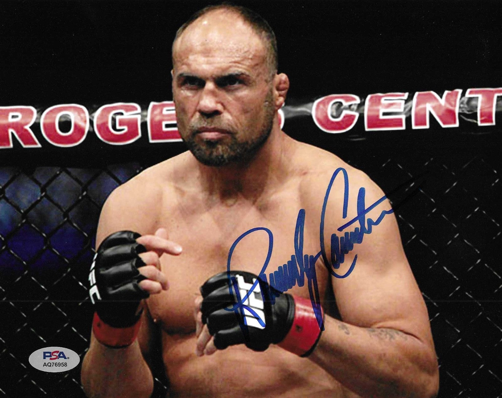 Randy Couture UFC MMA Heavyweight Signed Auto 8x10 Photo PSA DNA #3