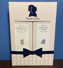 Noodle  Boo Newborn Baby Shower Gift Set Hair Body Wash  Super Soft Lotion 8oz