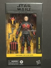 STAR WARS BLACK SERIES GAR SAXON CLONE WARS EXCLUSIVE FIGURE #25 IN STOCK. WOW!