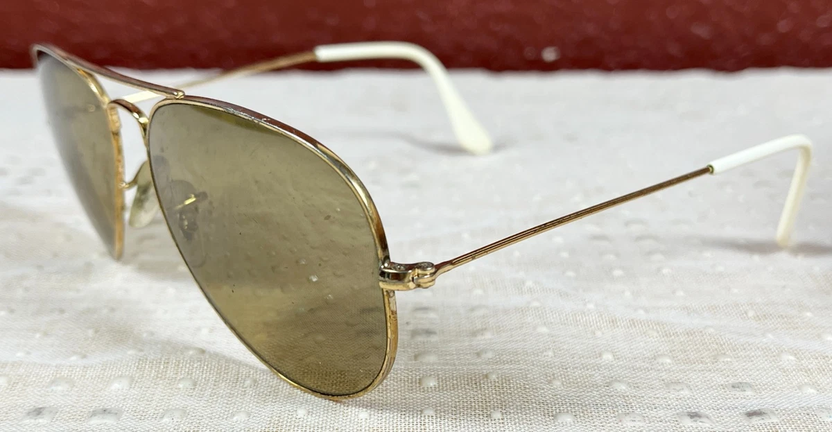Authentic rare white grips rayban aviators Ray-Ban White Aviator Sunglasses for Men for sale | eBay main image 2