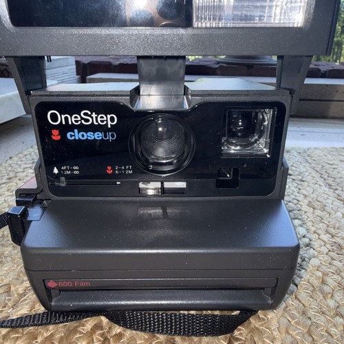 Vintage Polaroid One Step Close Up Instant Film Camera With Strap Tested - Picture 5 of 8