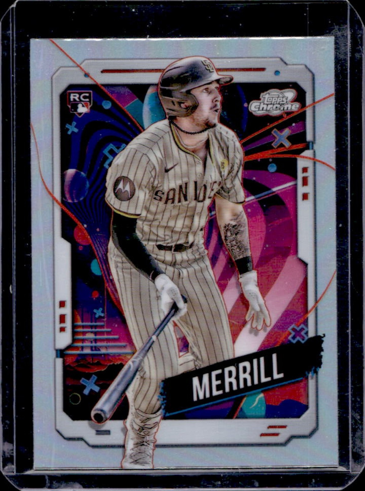 2024 Topps Cosmic Chrome Jackson Merrill RC Refractor Rookie #194 Padres