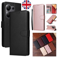 For Redmi Note 13 14 15 Pro Plus Xiaomi 15T 14T Wallet Case Leather Flip Cover