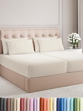 Split King Sheets Set 7 Piece - Includes 4 Pillowcases - Bed Sheets Split Kin...