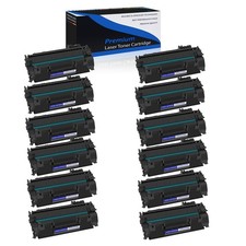 12 Pack - BLK CF280A 80A Toner for HP Laserjet Pro 400 M401dn M401dw M425dn