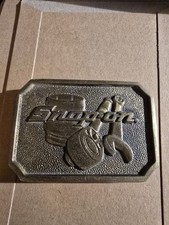 Snap On Tools Belt Buckle Brass