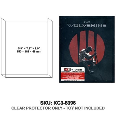 Protector For The Wolverine Unleashed Extended Edition 4-Disc 3D Blu-ray with...