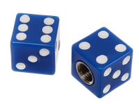 Set: 2X Ventilkappe WüRfel, Blau