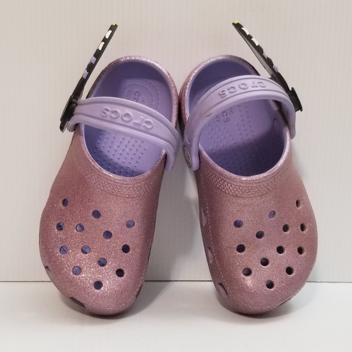 RARE CROCS KIDS Classic IAM Butterfly Clog 211262 Mystic Purple