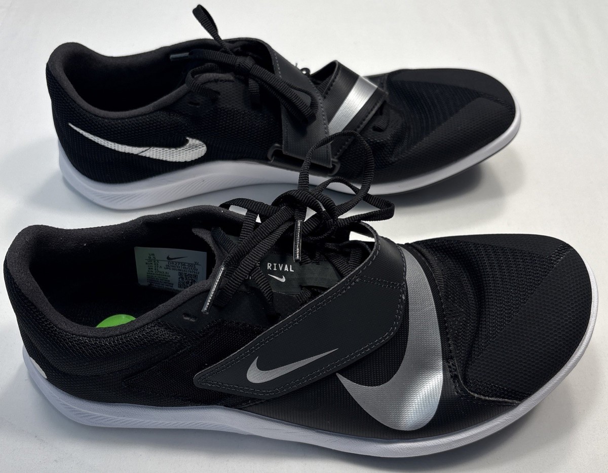 Nike Mens Zoom Rival Jump Black Silver Track Field Shoes Size 9.5 DR2756-001 New Amazon.com | Nike Rival Jump Track & Field Jumping Spikes  main image 4