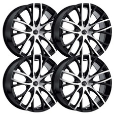 Set-4 Vct V76 22x9 5x1275x139.7 15mm Black Machined Wheels Rims 22 Inch Set-4 Vct V76 22x9 5x1275x139.7 15mm Black Machined Wheels Rims 22 Inch
