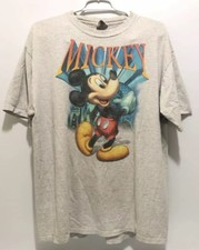 VTG 90's Disney World Designs Mickey Mouse Mens XL Made in USA Spaceship Earth