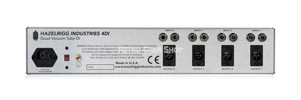 Hazelrigg Industries 4DI Vacuum Tube 4-Channel Direct Injection Box - Image 3 of 4