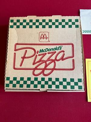 1989, McDonald's, McPizza, Box Package (Scarce / Vintage) | eBay
