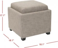 Safavieh Single Tray Ottoman, Reduced Price 2172718673 HUD8233D