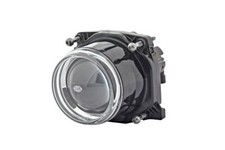HELLA Scheinwerfer links rechts schwarz 24V Für MERCEDES Unimog 0005442947