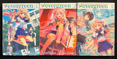 Evergreen Vol 1, 2, 4 Manga   English Romance Seven Seas Yuyuko Takemiya