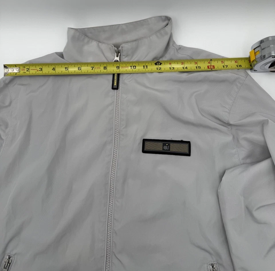 MASTERS AUGUSTA  National Golf Club FULL ZIP RAIN JACKET Size Medium.Read & Look - Image 4 of 4