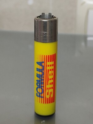 ANTIGUO CLIPPER ENCENDEDOR MECHERO SHELL FORMULA RASCADOR REDONDO