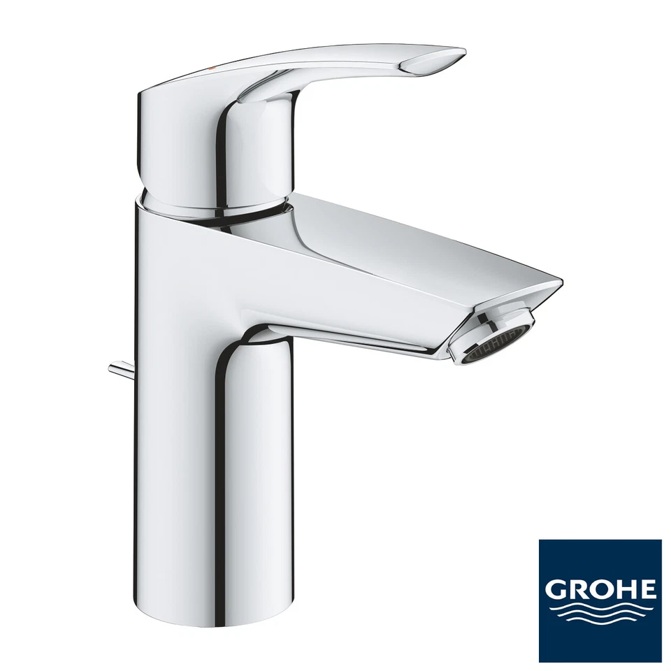 GROHE Eurosmart Waschtischarmatur Einhebelmischer Wasserhahn Bad chrom 33265003 - Bild 1 von 4