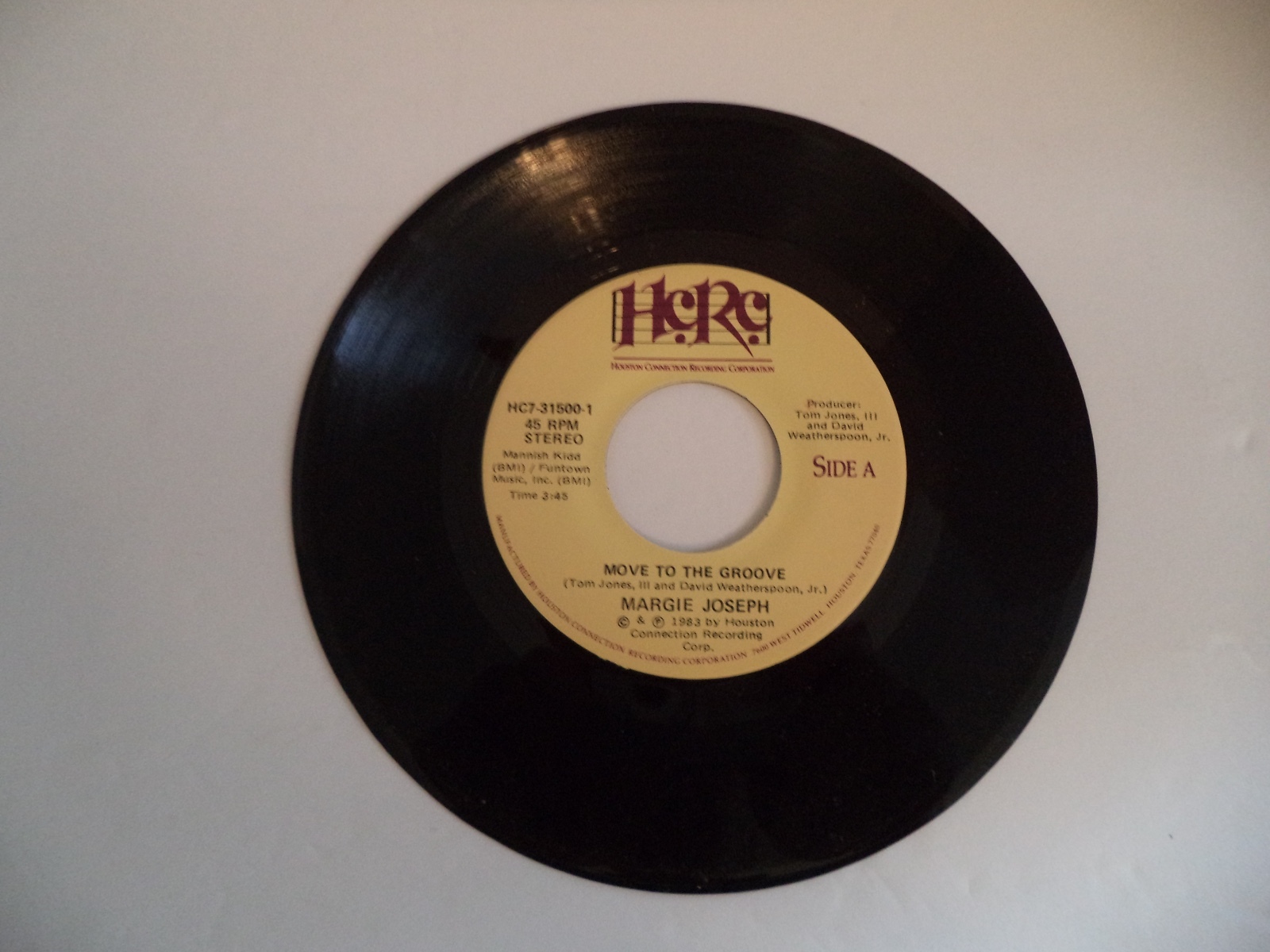 **Move to the Groove** MARGIE JOSEPH ~ HCRC Records  ~ NORTHERN SOUL/R&B