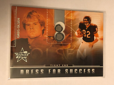 Greg Olsen Chicago Bears 2007 Rookies & Stars Dressed For Success Mask #223/300