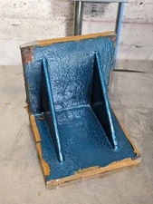 Double Web Cast Iron Machined Angle Plate 10" x 10" x 10" Parts / Repair