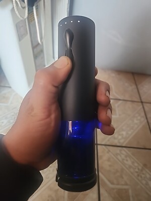 PIAOLING Electric Wine Bottle Opener，Rechargeable Automatic Black
