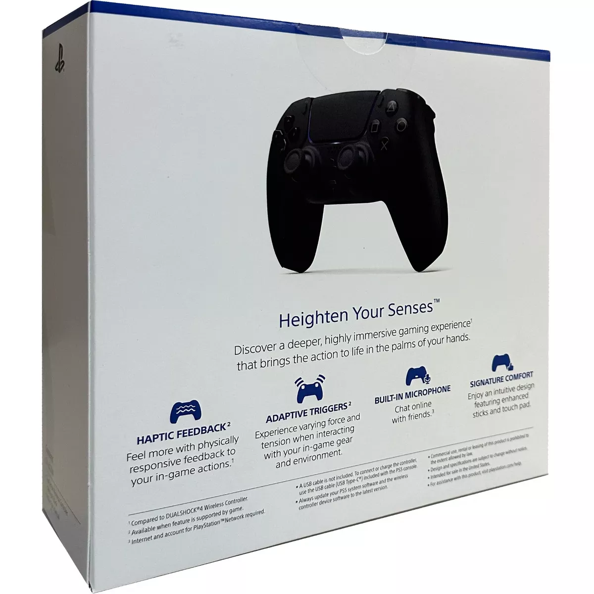 Sony PS5 DualSense Wireless Gaming Controller Black : Home & Office fast  delivery by App or Online