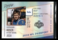 2018 Panini Prestige #PP-JR Josh Rosen Rookie UCLA Bruins