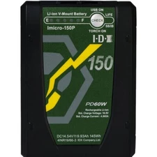 IDX Imicro-150P Micro V-Mount 145 Watt Hour Battery with USB-C & D-Tap NEW!