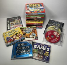 Lot of 22 PC Windows CD-Rom Video Card, Puzzles, Word Arcade Games Untested